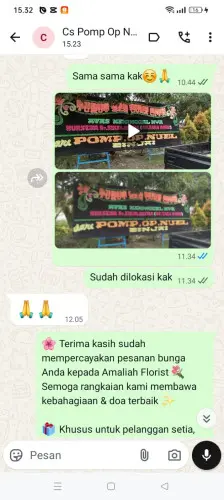 Testimonial Papan Bunga kawasan industri kariangau