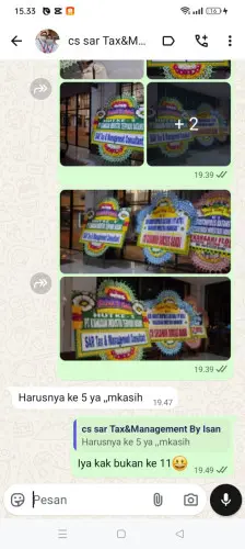 Testimonial Papan Bunga kawasan industri kariangau
